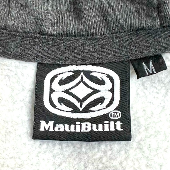Maui Built Kids Grey Full Zip hoodie-Medium (2-3 years) - Picture 7 of 9
